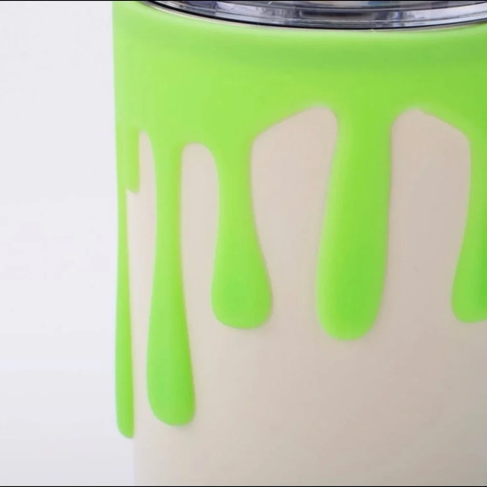 Target Bullseye Halloween Glow-in-the-Dark Slime Stanley Cup Sleeve